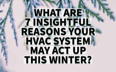 WHAT ARE 7 INSIGHTFUL REASONS YOUR HVAC SYSTEM MAY ACT UP THIS WINTER?